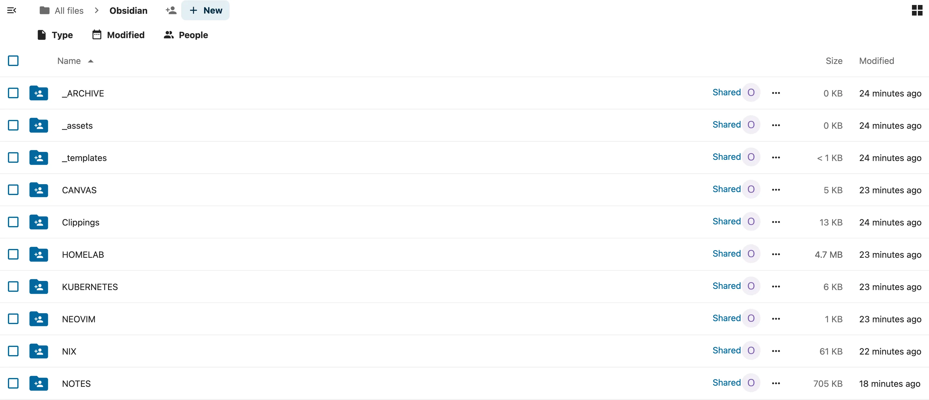 Nextcloud WebDAV settings in Obsidian